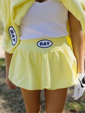 RAY The Brand Bubble Skirt- Yellow